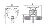 Тележка для тали неприводная GCT-B 0,5т