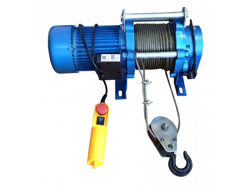 Лебёдка эл. KCD-300A г/п 300/600 кг L=60м, 220B