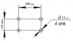 Лебёдка эл. KCD-300A г/п 300/600 кг L=60м, 220B