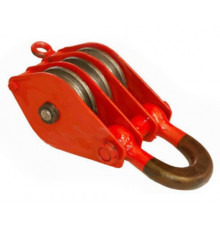 Блок с ушком (скобой) HQLK 3-32 (3 ролика, 32т)