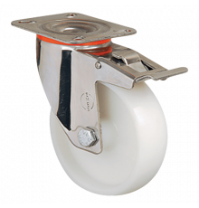 Колесо нейлоновое EM01 ZKZ 125 F (INOX)