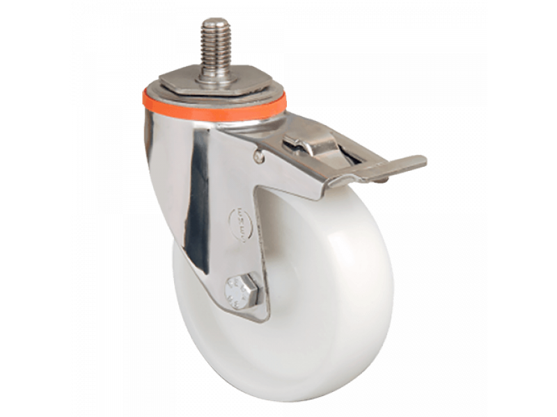Колесо нейлоновое EM05 ZKZ 200 F (INOX)