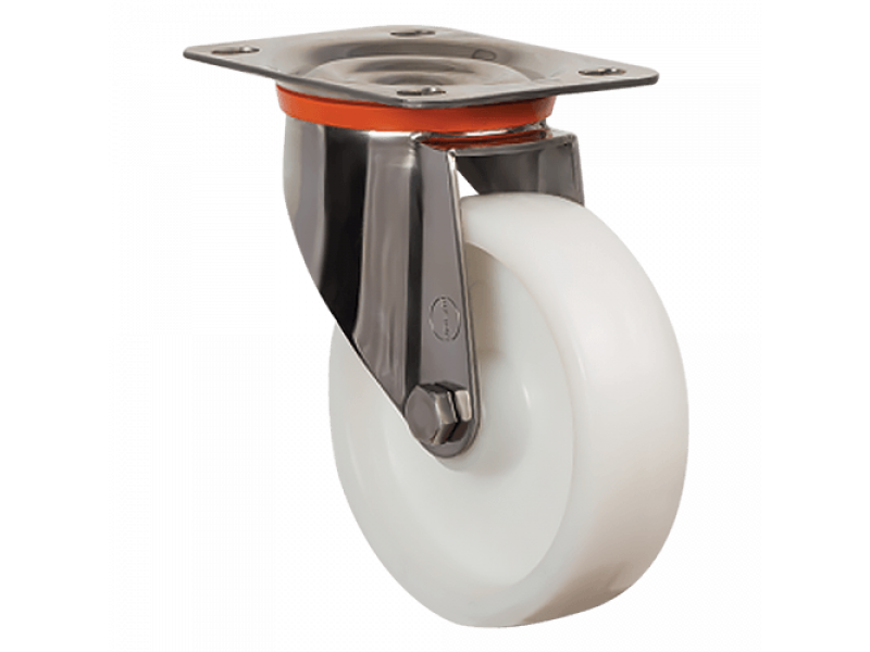 Колесо большегрузное нейлоновое EZ01 HKZ 100 (INOX)