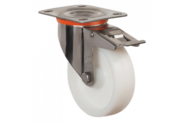 Колесо большегрузное нейлоновое EZ01 HKZ 150 F (INOX)