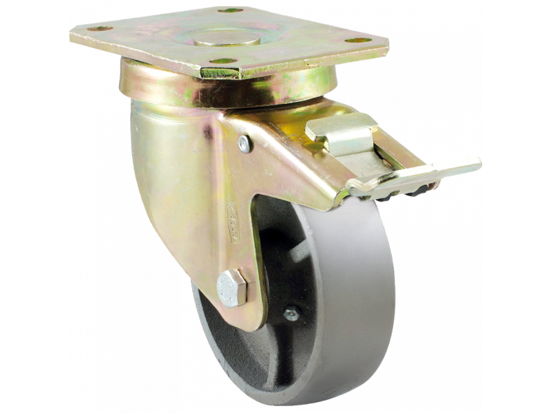 Колесная опора 4102-DDB-200-F18-HT с тормозом