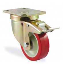 Колесная опора 4102-PUR-125-F18